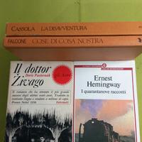 LOTTO N.4 LIBRI CASSOLA FALCONE HEMINGWAY PASTERNA