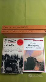 LOTTO N.4 LIBRI CASSOLA FALCONE HEMINGWAY PASTERNA