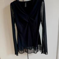 maglia nera  da sera Bon prix XS