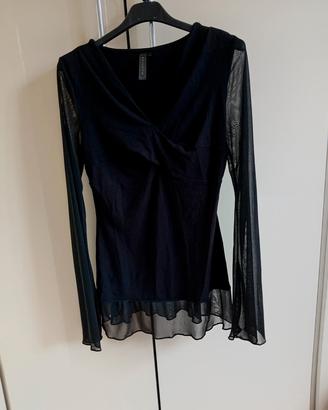 maglia nera  da sera Bon prix XS