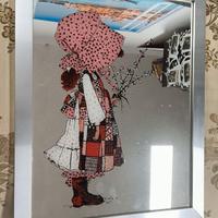 Quadro Specchio HOLLY HOBBIE 44x33 con Cornice