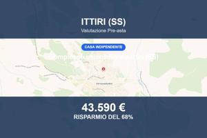 Immobile in asta di 188 m² con box auto a Ittiri