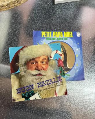 Set 2 Vinili 45 giri - Dischi di Natale
