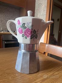 Moka porcellana e alluminio