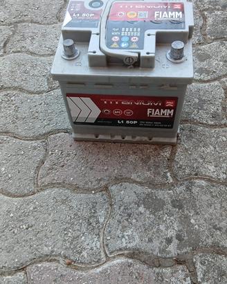 batteria+ morsetti per ape 50
