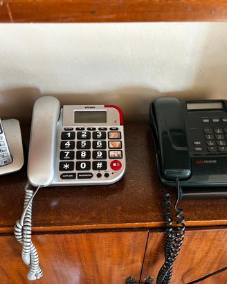 Telefono cordless per  anziani ,brondi panasonic