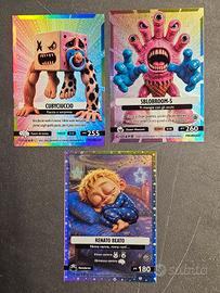 Set 3 carte nucleari brainrot buio luce P (Promo)
