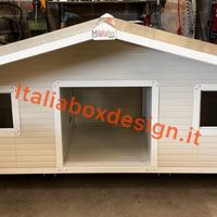 Cuccia doppia con pre ingresso