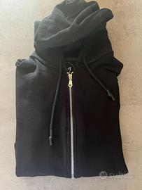 Felpa Block eleven con cappuccio nera taglia m