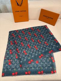 LOUIS VUITTON Cherry Shawl Scarf