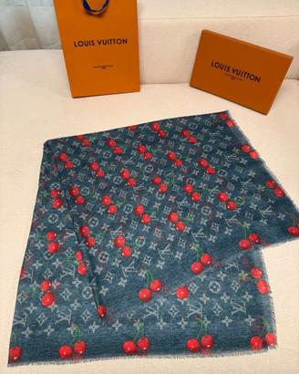 LOUIS VUITTON Cherry Shawl Scarf