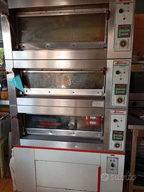 forno a 3 camere e abbattitore 