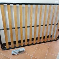 Rete con doghe e materasso cm 120x190