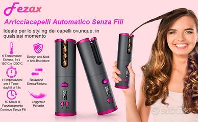 Ferro arricciacapelli automatico senza fili