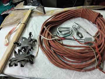 Picozza chiodi corda bi montagnia