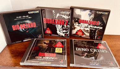 Resident Evil  PS1 Japan Completa! + Dino Crisis