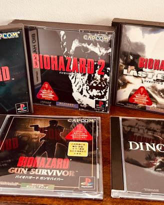 Resident Evil  PS1 Japan Completa! + Dino Crisis