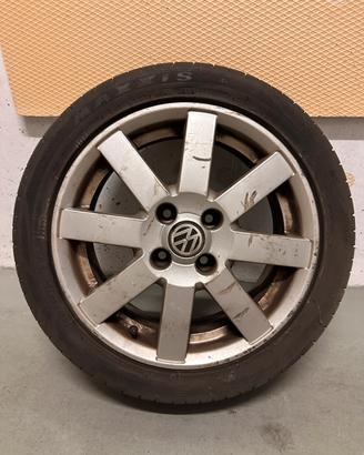 Cerchi lega + gomme Polo 2001