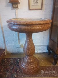 ACQUASANTIERA MARMO ROSSO