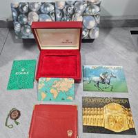 ROLEX scatola Custodia vintage Datejust + corredo