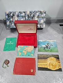 ROLEX scatola Custodia vintage Datejust + corredo