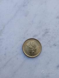 moneta di 20 lire 1982 con errore di conio
