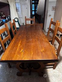 Tavolo rustico fratino