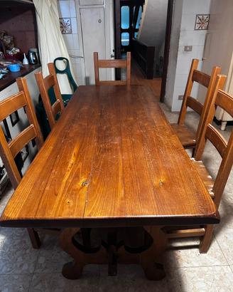 Tavolo rustico fratino