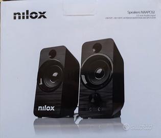 CASSE SPEAKERS NILOX NXAPC02 6 W Nuove in scatola