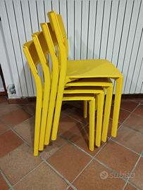 IKEA Janinge 4 sedie gialle