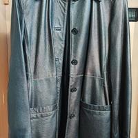 Soprabito Giaccone Primaverile pelle nera MAX&Co
