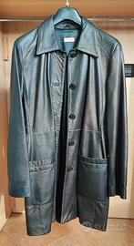 Soprabito Giaccone Primaverile pelle nera MAX&Co