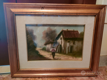 Quadro olio su tela Luigina Bassi