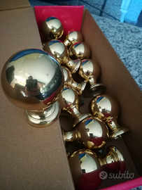 Pomelli ottone ringhiera