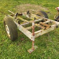 Rimorchio per motocoltivatore 