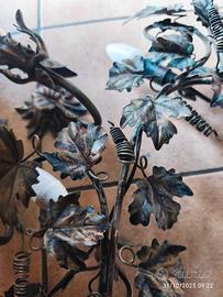 Applique parete in ferro battuto