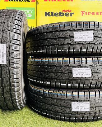 X4: Invernali 215/75R16C 116/114R-MICHELIN- al 75%