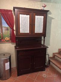 Credenza stile country in legno massello