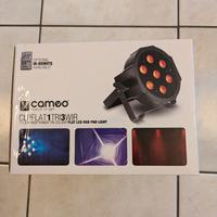 Proiettore faro PAR RGB piatto 7 led 3W Cameo