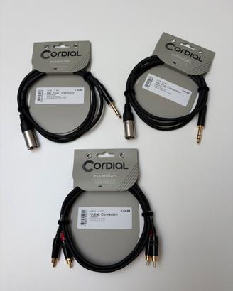 Cavi audio CORDIAL Nuovi