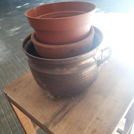 Fioriera in rame/porta vasi