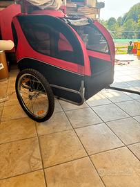 Rimorchio bici per cani
