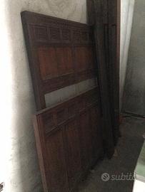 Struttura in legno letto singolo