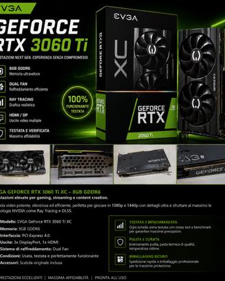 EVGA GeForce RTX 3060 Ti XC Ultra Gaming 8GB