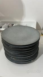 Set Piatti Moderni Grigio Antracite