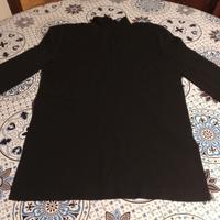 Mansuè Lupetto in nero made in italy