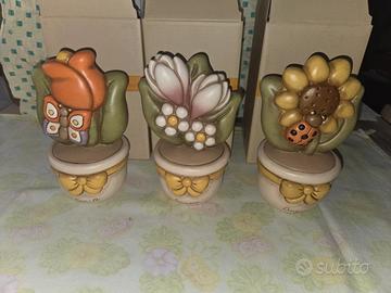 Thun blocco tre vasetti piante girasoli 