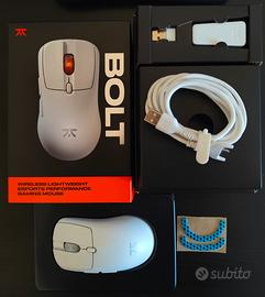 Mouse Gaming Wireless Fnatic Bolt (Wifi, Bt, Cavo)