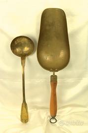Strumenti da cucina per alimenti, in ottone.