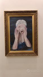Quadro dipindo a mano L'urlo di Munch